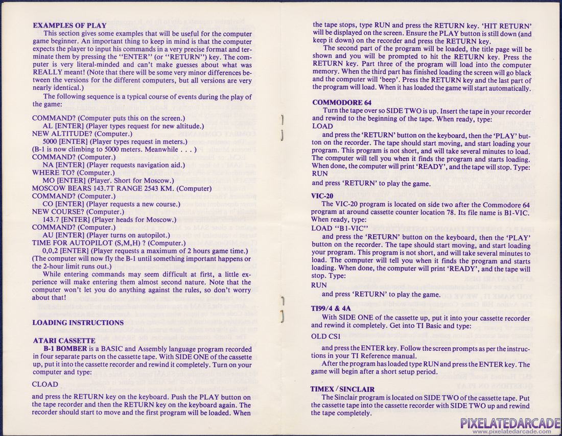 B-1 Nuclear Bomber: Instruction Manual - Page 3