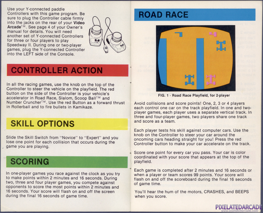 Street Racer: Instruction Manual - Page 2
