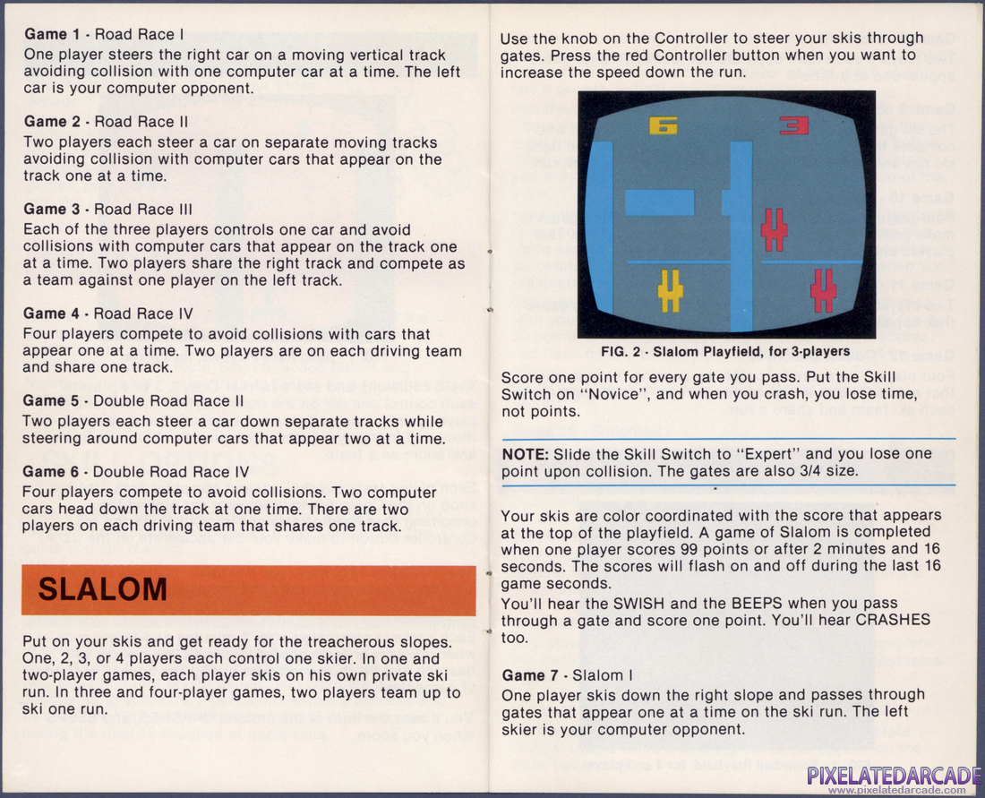 Street Racer: Instruction Manual - Page 3