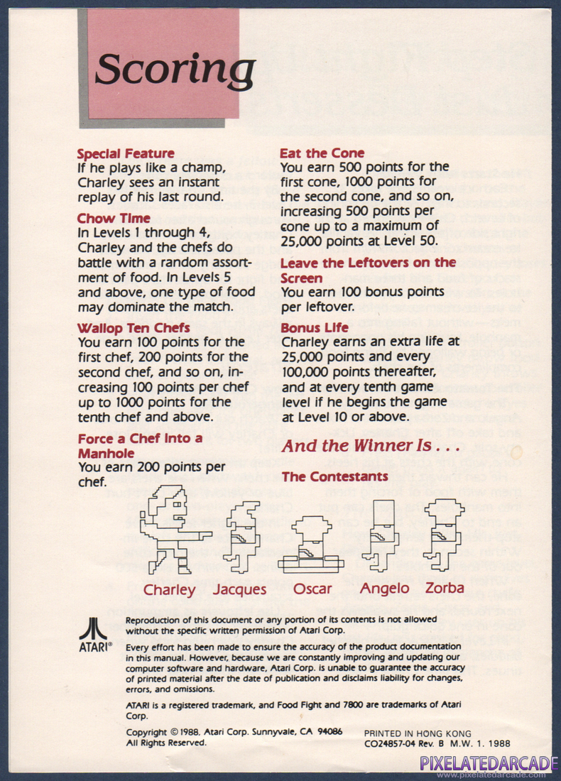 Food Fight: Instruction Manual - Page 3