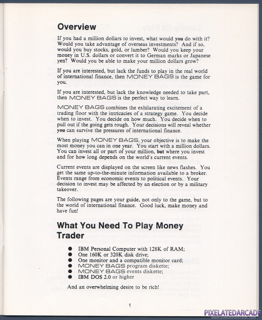 Money Bags: Beat the Gnome of Zurich: Instruction Manual - Page 4
