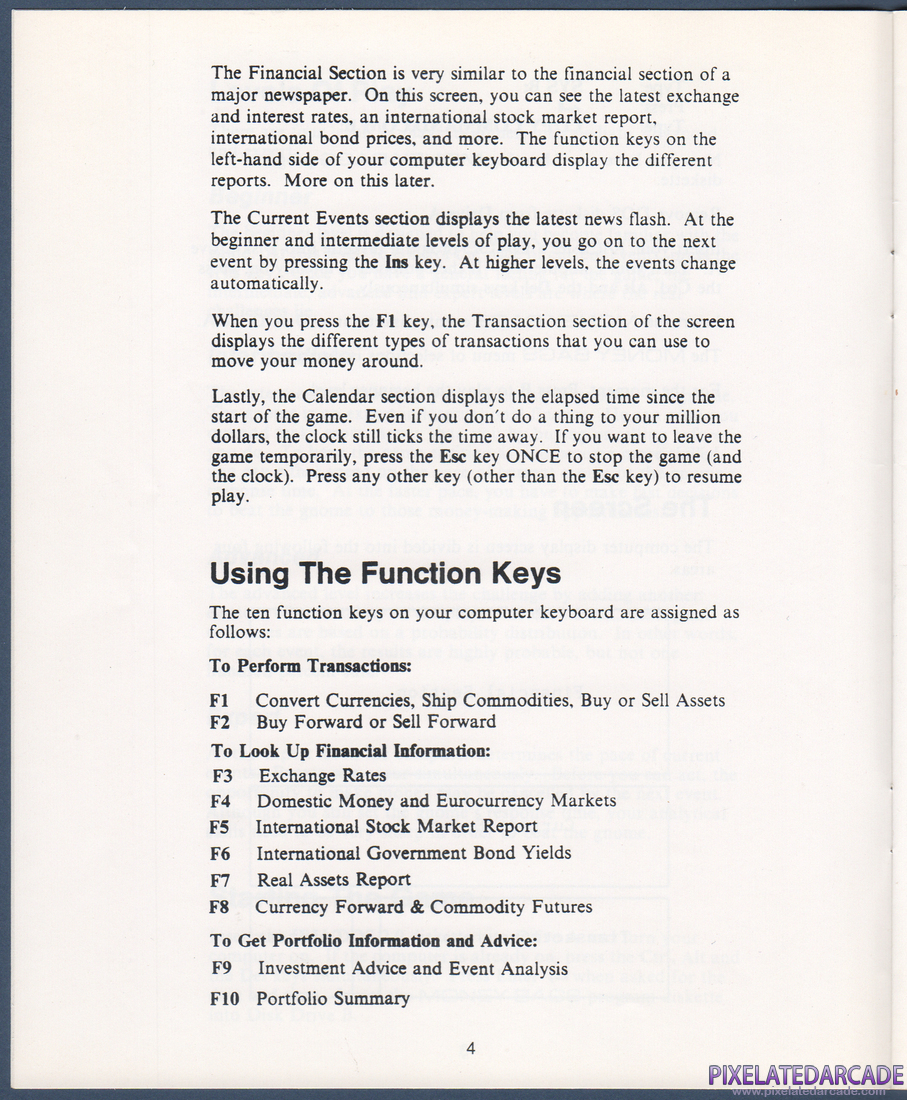 Money Bags: Beat the Gnome of Zurich: Instruction Manual - Page 7