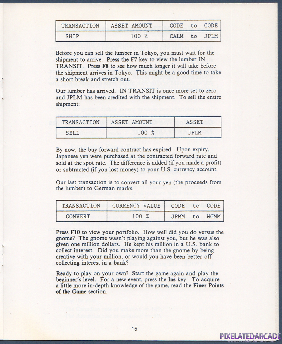 Money Bags: Beat the Gnome of Zurich: Instruction Manual - Page 18