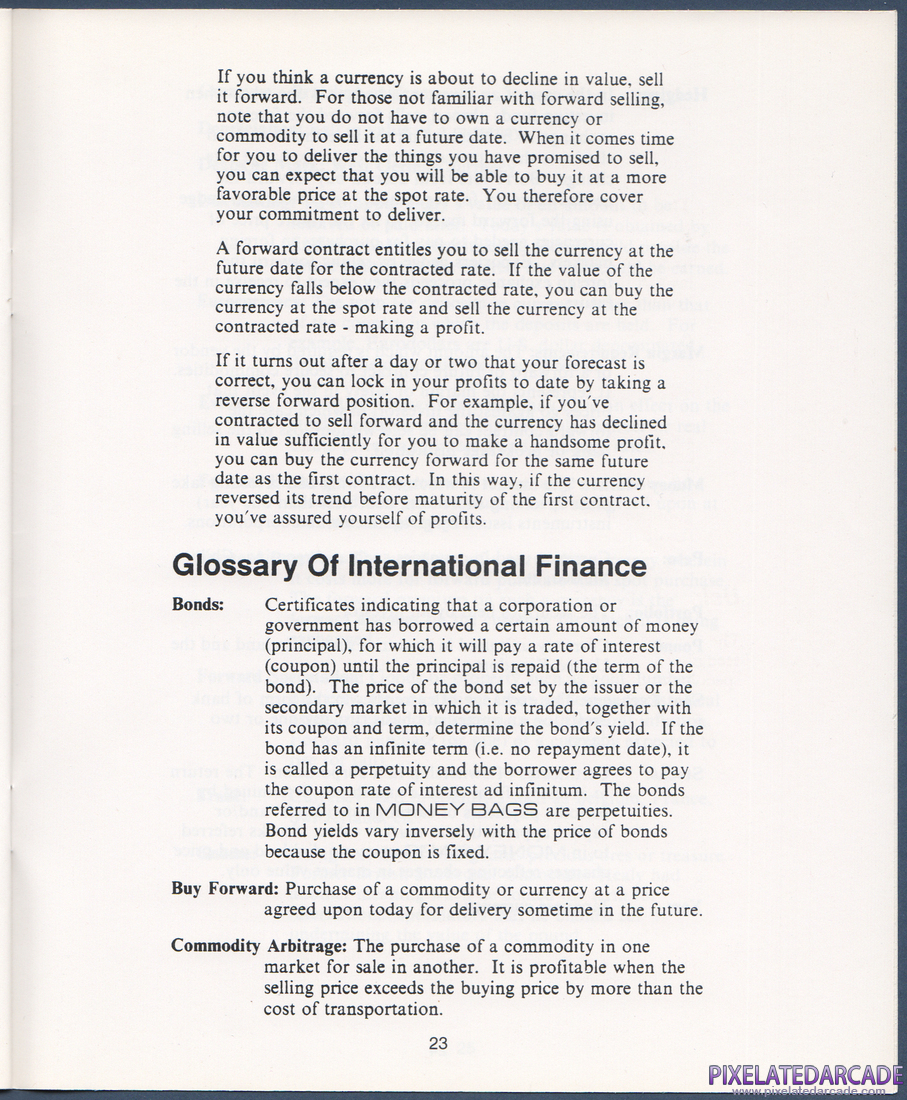 Money Bags: Beat the Gnome of Zurich: Instruction Manual - Page 26