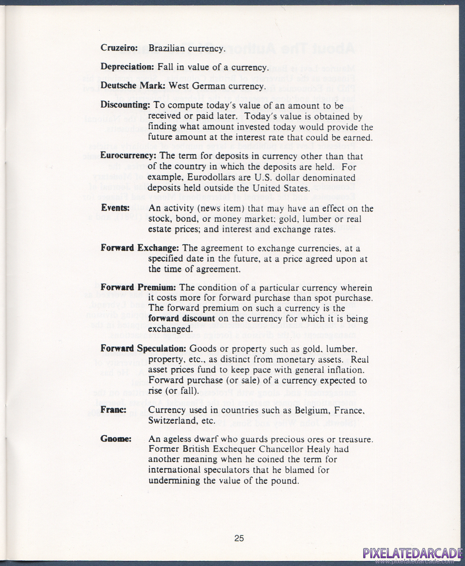 Money Bags: Beat the Gnome of Zurich: Instruction Manual - Page 28