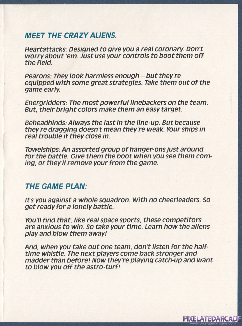 Space Phreeks: Instruction Manual - Page 3