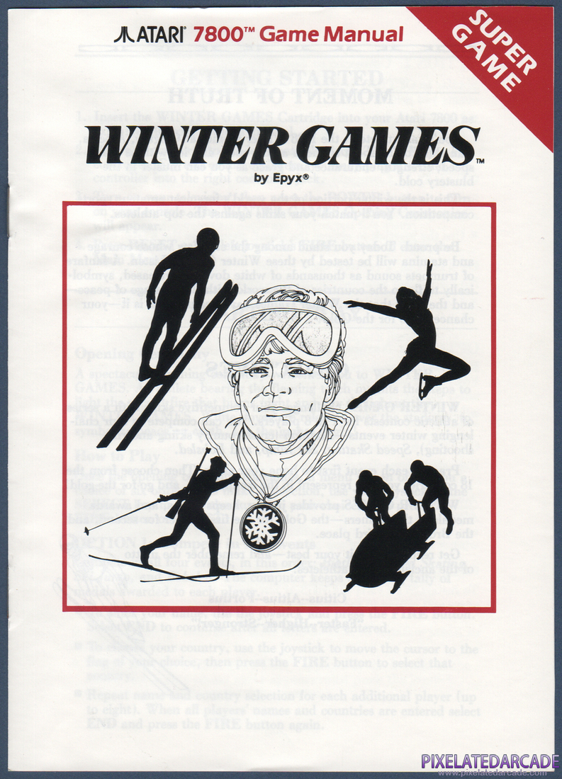Winter Games: Instruction Manual - Page 1