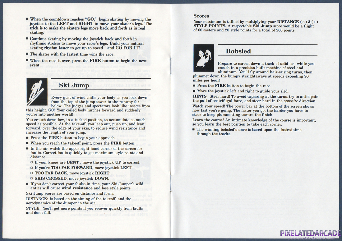 Winter Games: Instruction Manual - Page 4