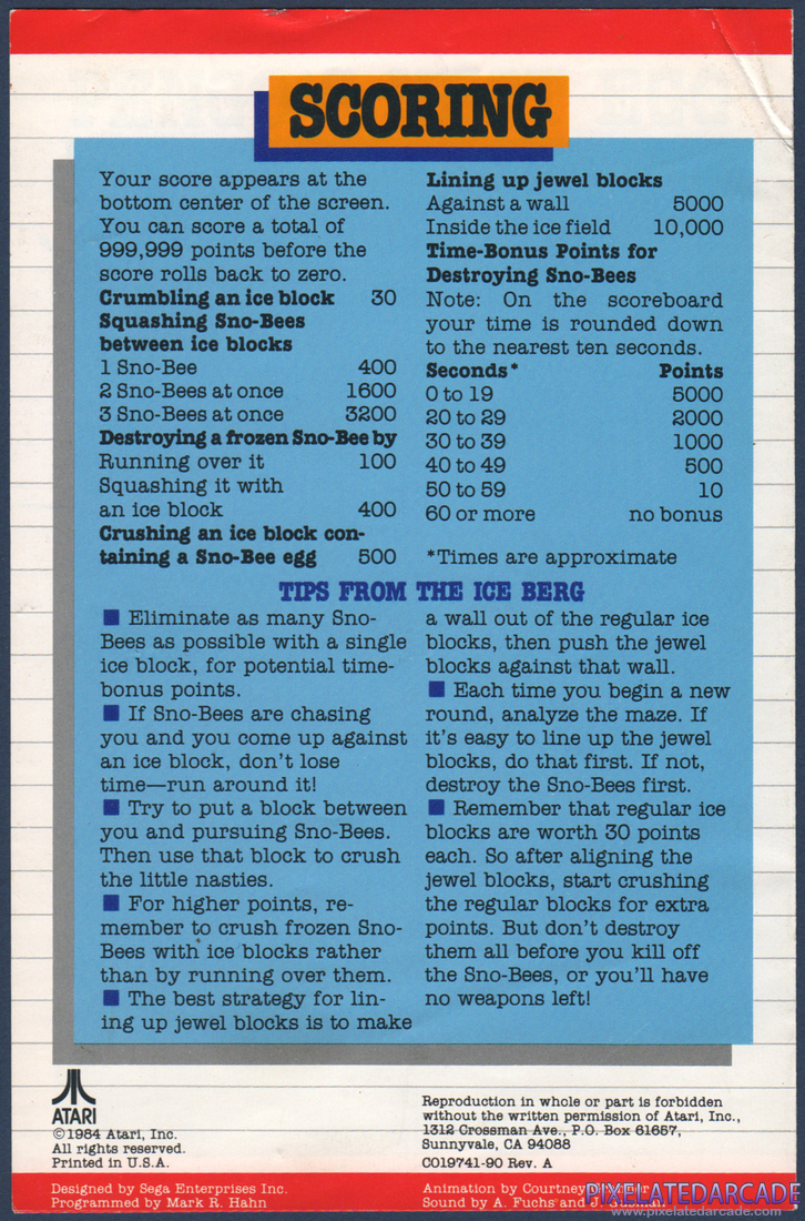Pengo: Instruction Manual - Page 4