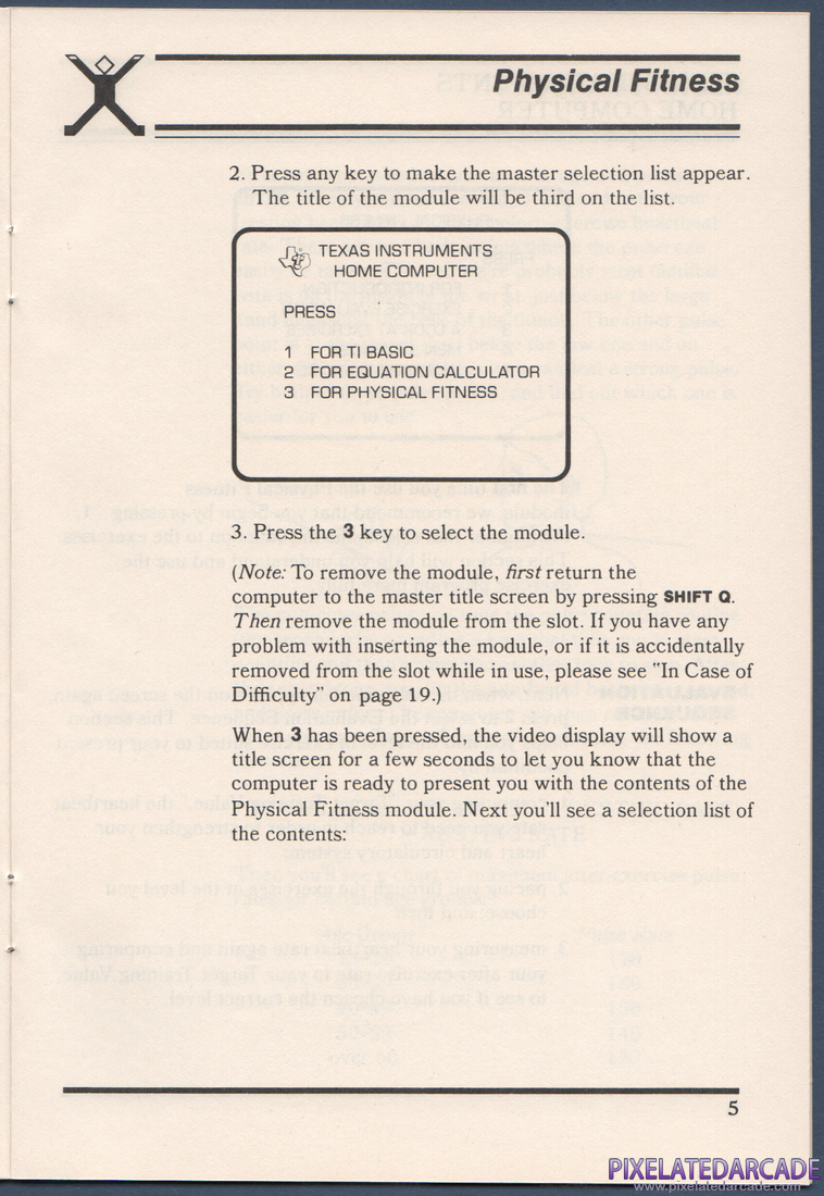 Physical Fitness: Instruction Manual - Page 5