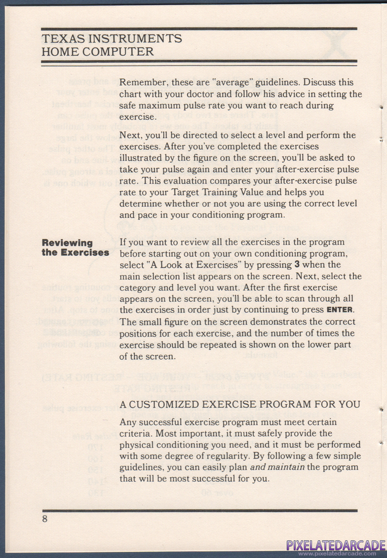 Physical Fitness: Instruction Manual - Page 8