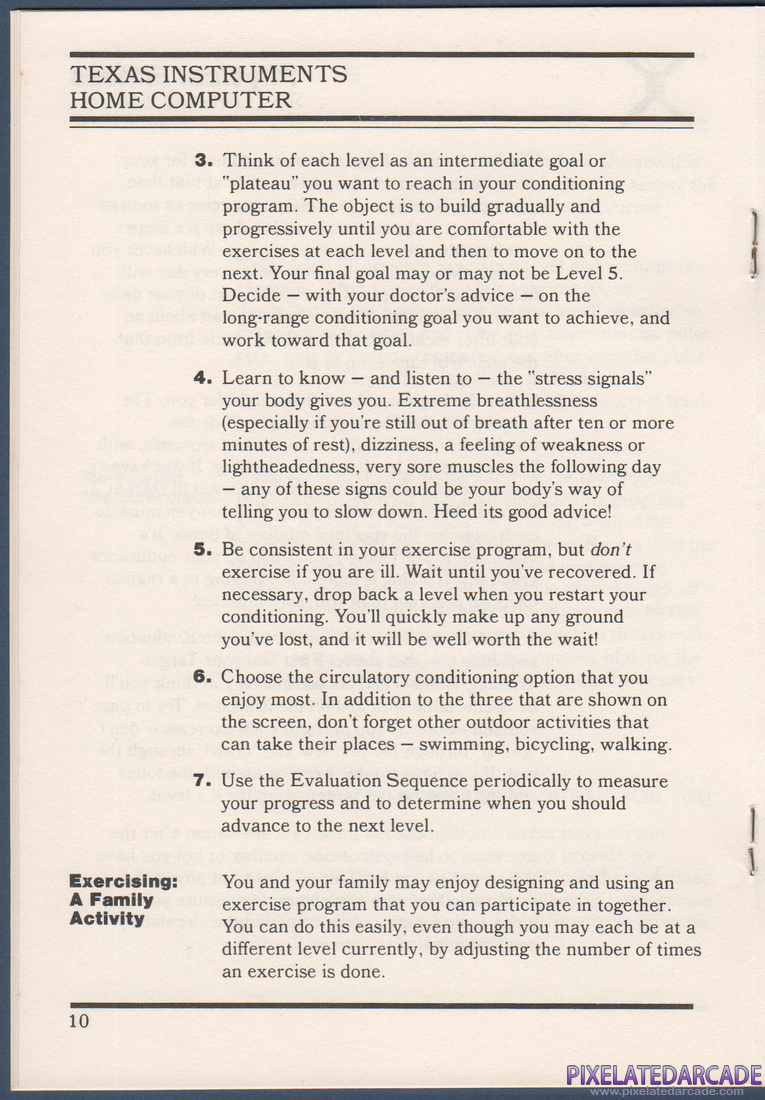 Physical Fitness: Instruction Manual - Page 10