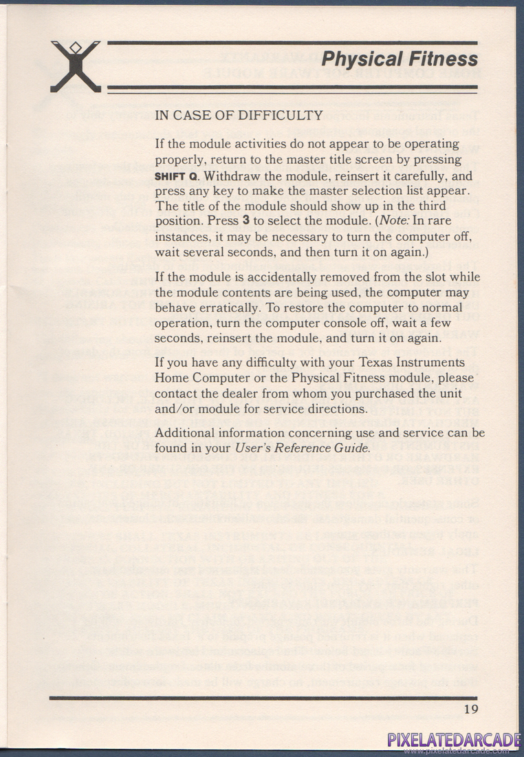Physical Fitness: Instruction Manual - Page 19