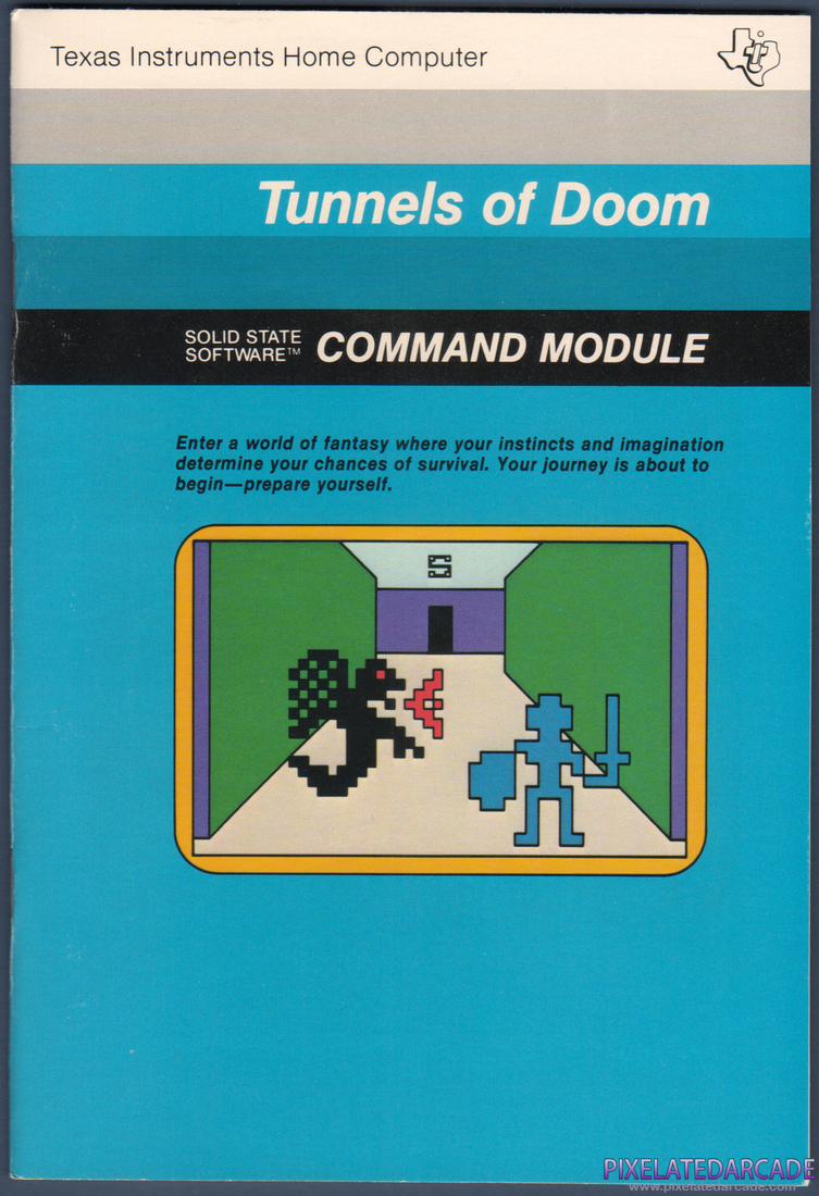 Tunnels of Doom: Instruction Manual - Front Cover