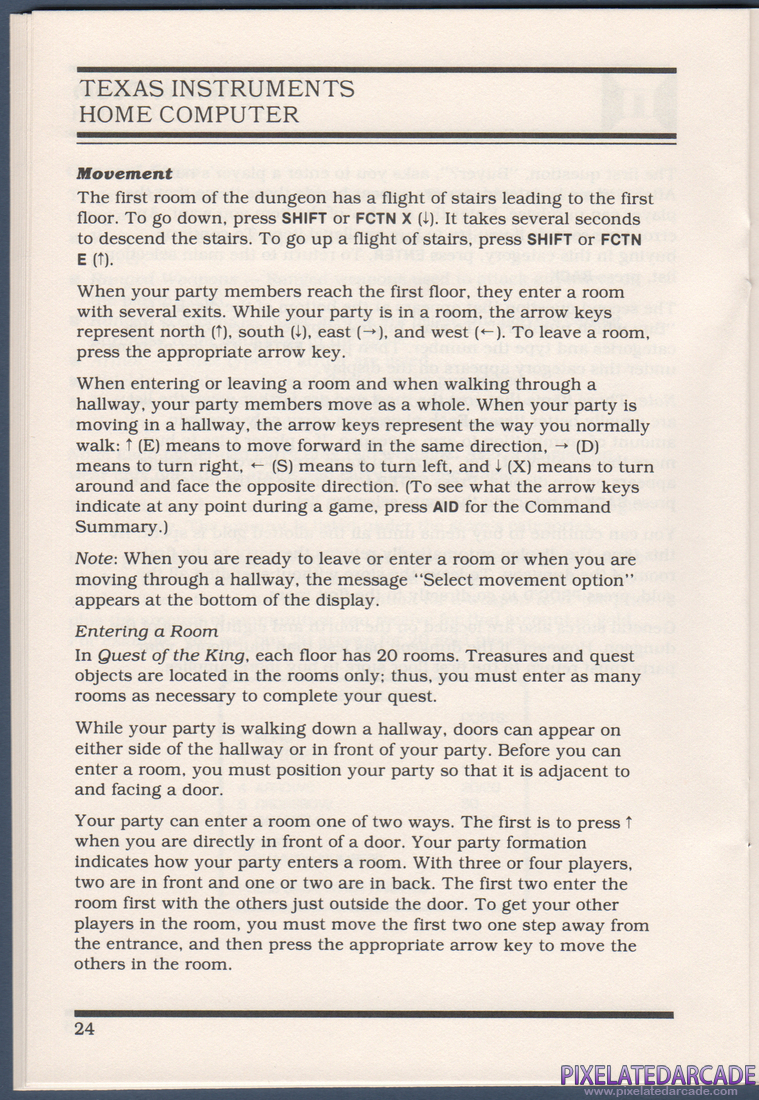 Tunnels of Doom: Instruction Manual - Page 24