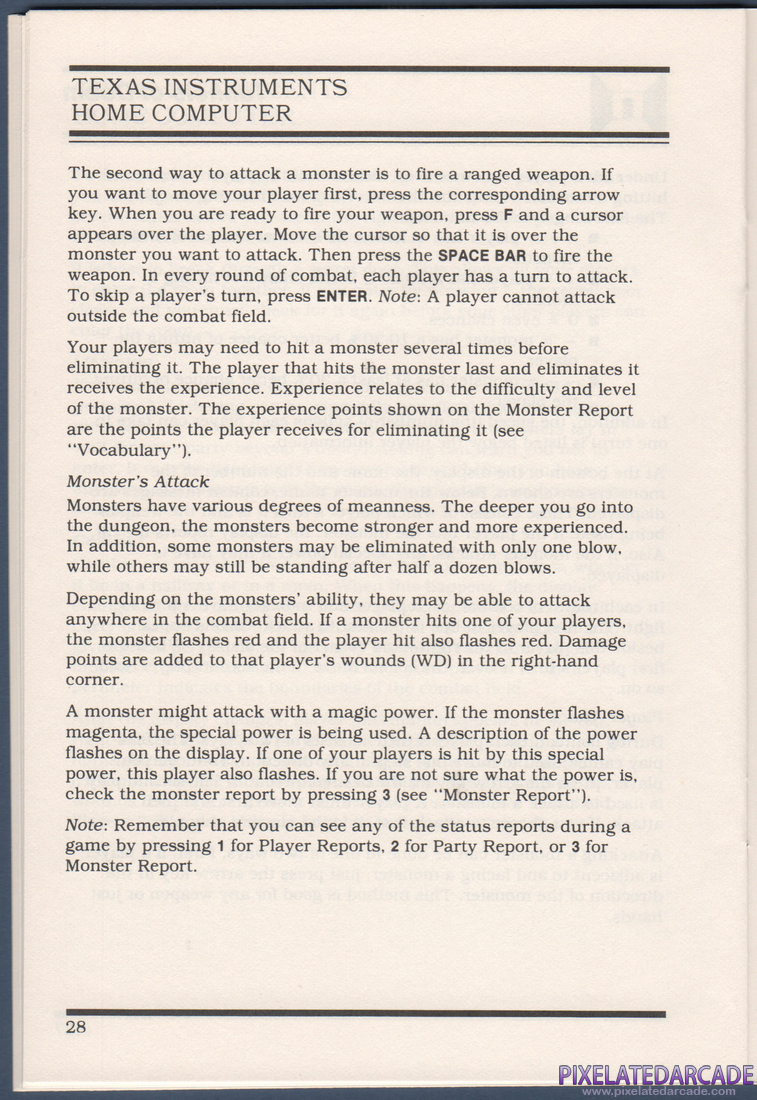 Tunnels of Doom: Instruction Manual - Page 28