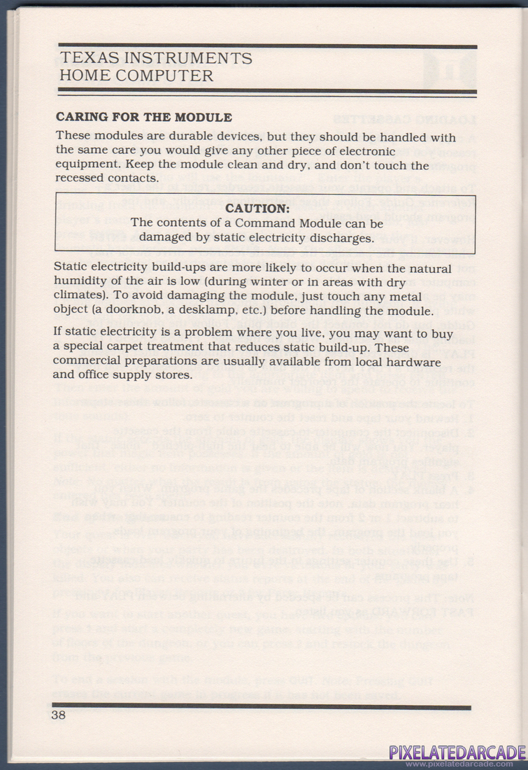 Tunnels of Doom: Instruction Manual - Page 38
