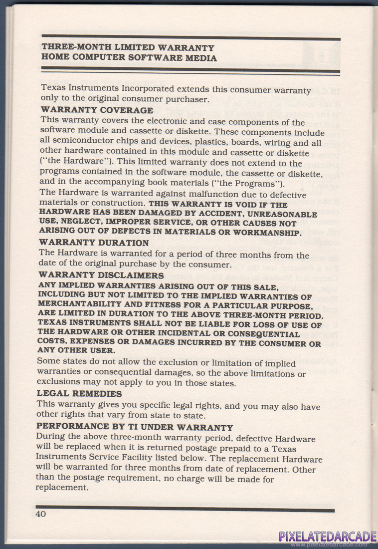 Tunnels of Doom: Instruction Manual - Page 40