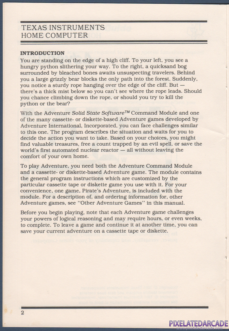 Pirate Adventure: Instruction Manual - Page 2