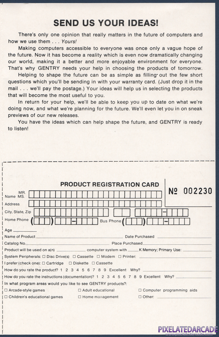 Spider Quake: Instruction Manual - Page 3