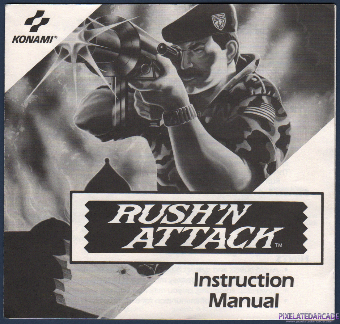 Rush'n Attack: Rush'n Attack Instruction Manual - Page 1