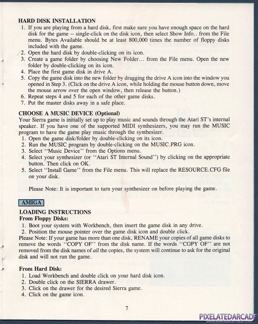 Space Quest III: The Pirates of Pestulon: Instruction Manual - Page 8