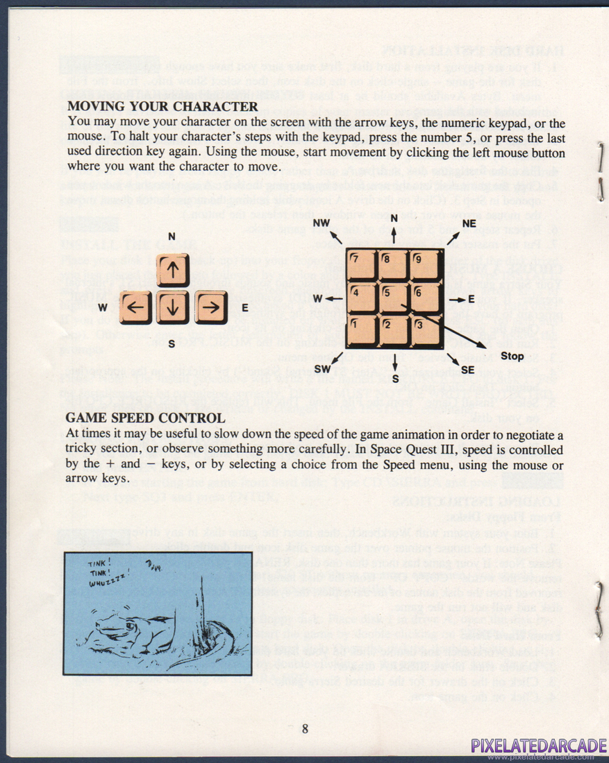 Space Quest III: The Pirates of Pestulon: Instruction Manual - Page 9
