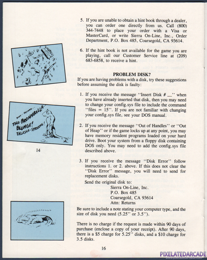 Space Quest III: The Pirates of Pestulon: Instruction Manual - Page 17