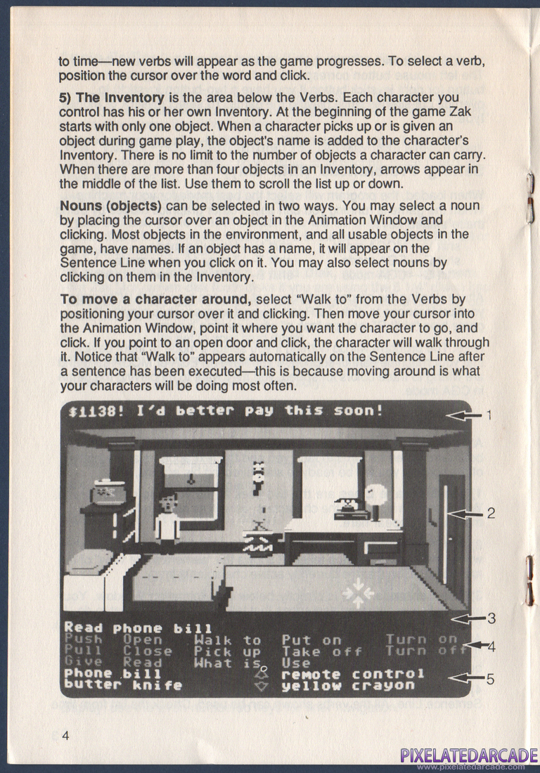 Zak McKracken and the Alien Mindbenders: Instruction Manual - Page 6