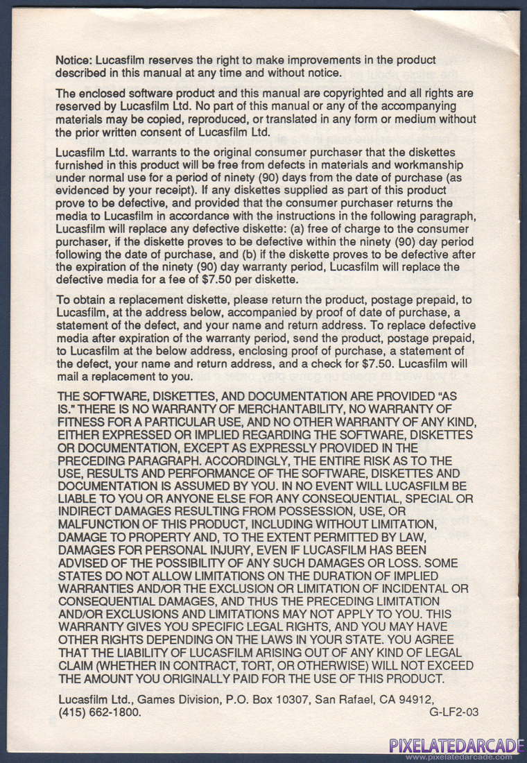Zak McKracken and the Alien Mindbenders: Instruction Manual - Page 12