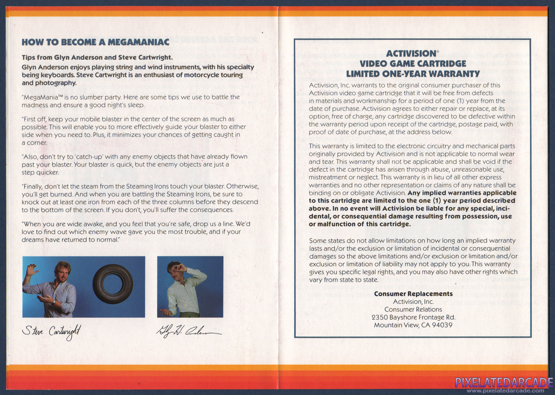 MegaMania: Instruction Manual - Page 4