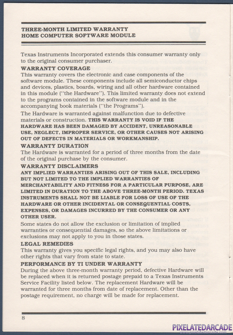 Chisholm Trail: Instruction Manual - Page 8