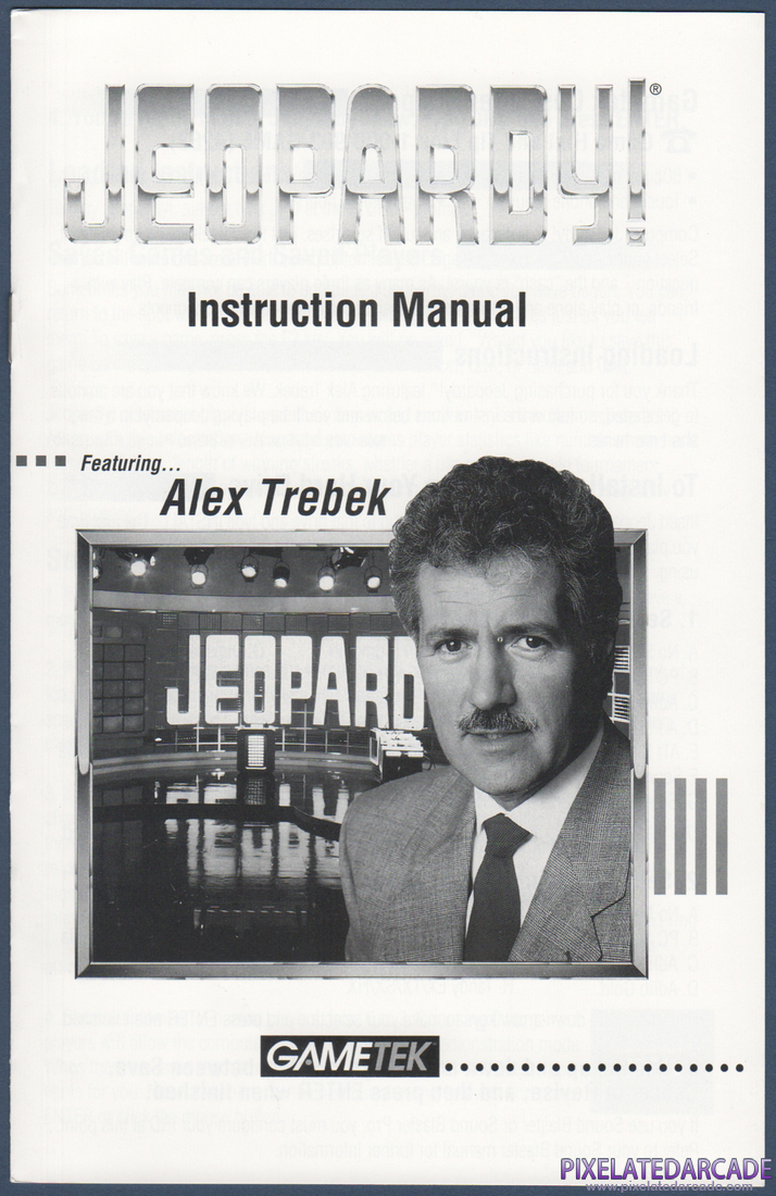 Jeopardy!: Instruction Manual - Page 1