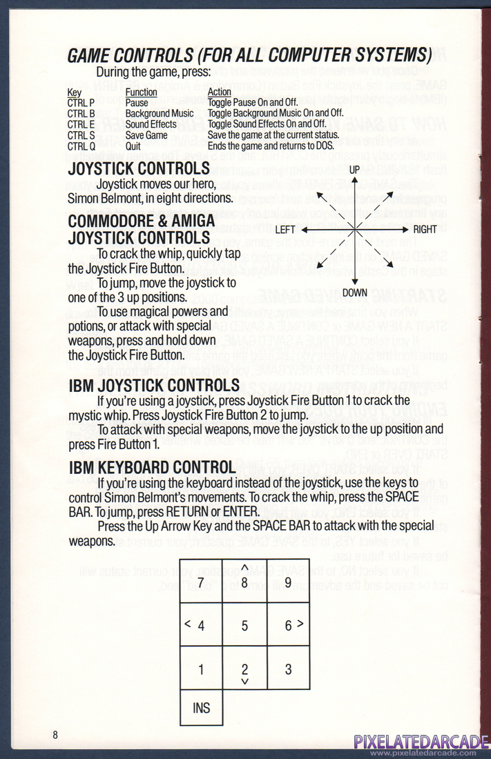 Castlevania: Instruction Manual - Page 8