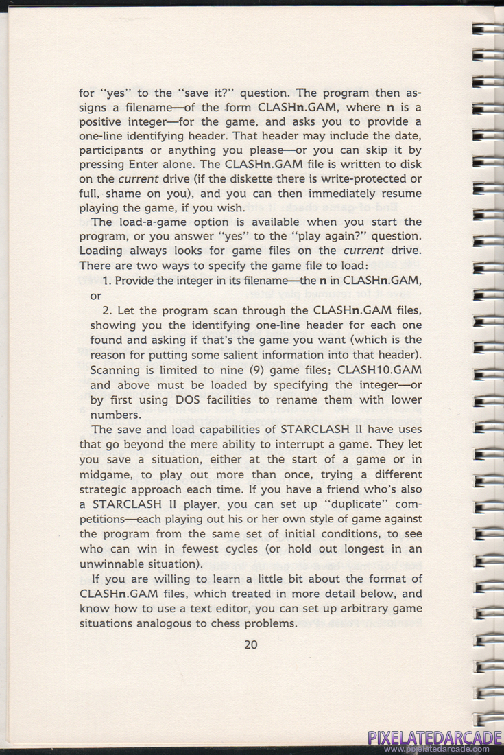 Starclash II: Instruction Manual - Page 20