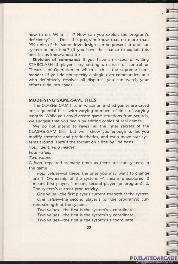 Starclash II: Instruction Manual - Page 22