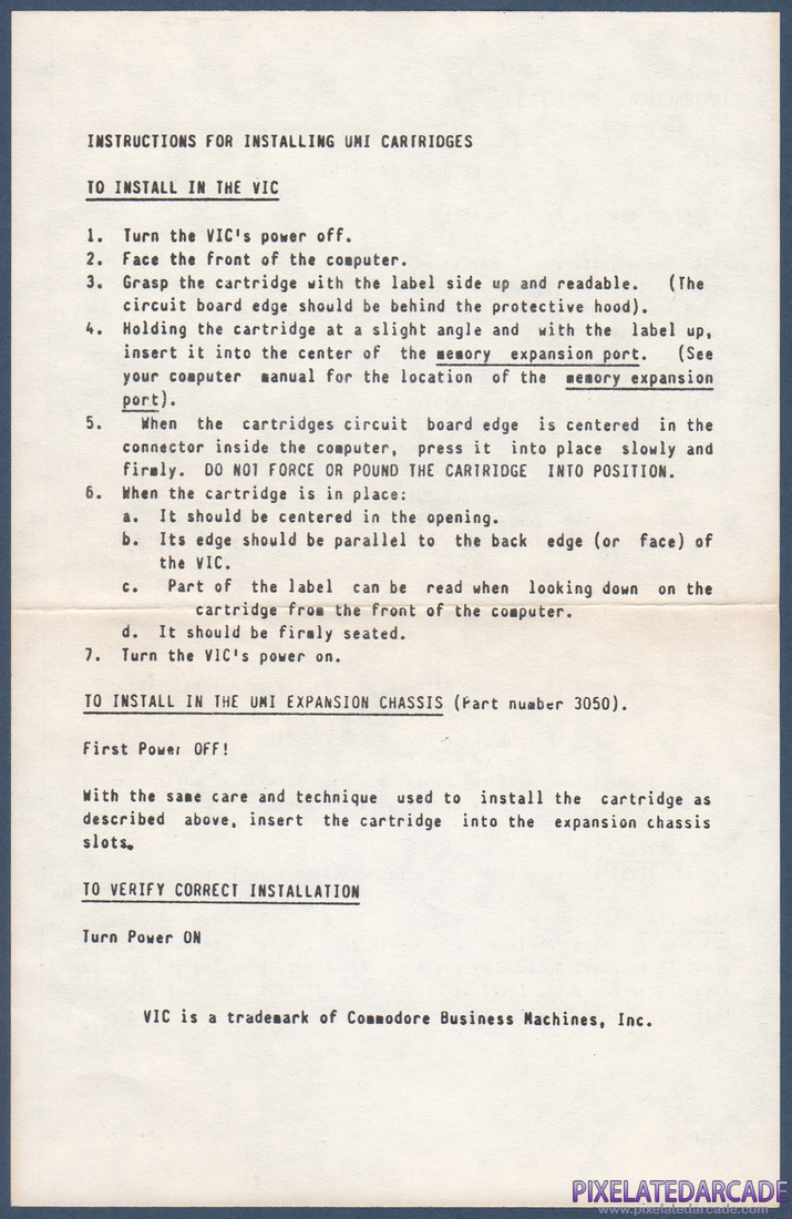 Amok: Instruction Manual - Back