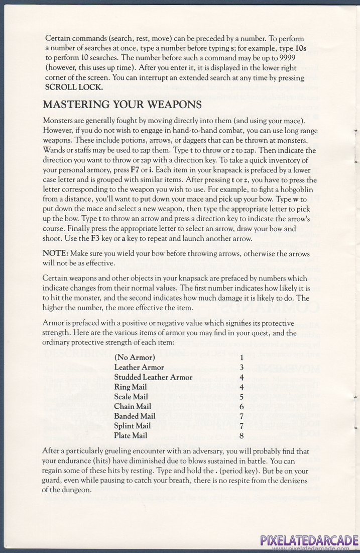 Rogue: Instruction Manual - Page 8
