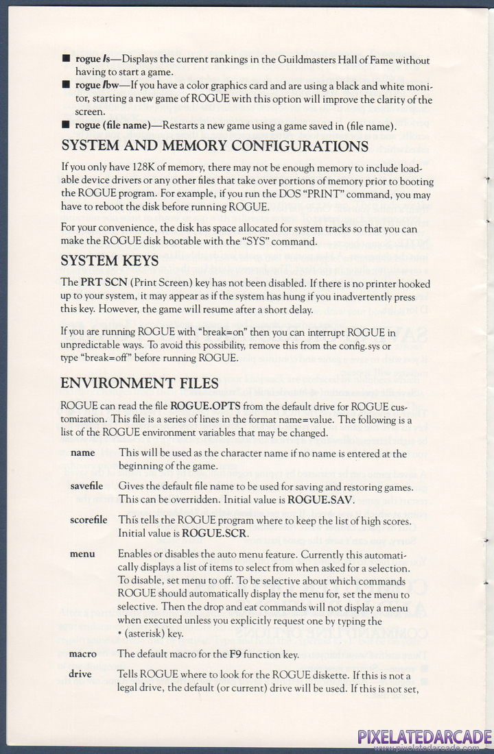 Rogue: Instruction Manual - Page 10