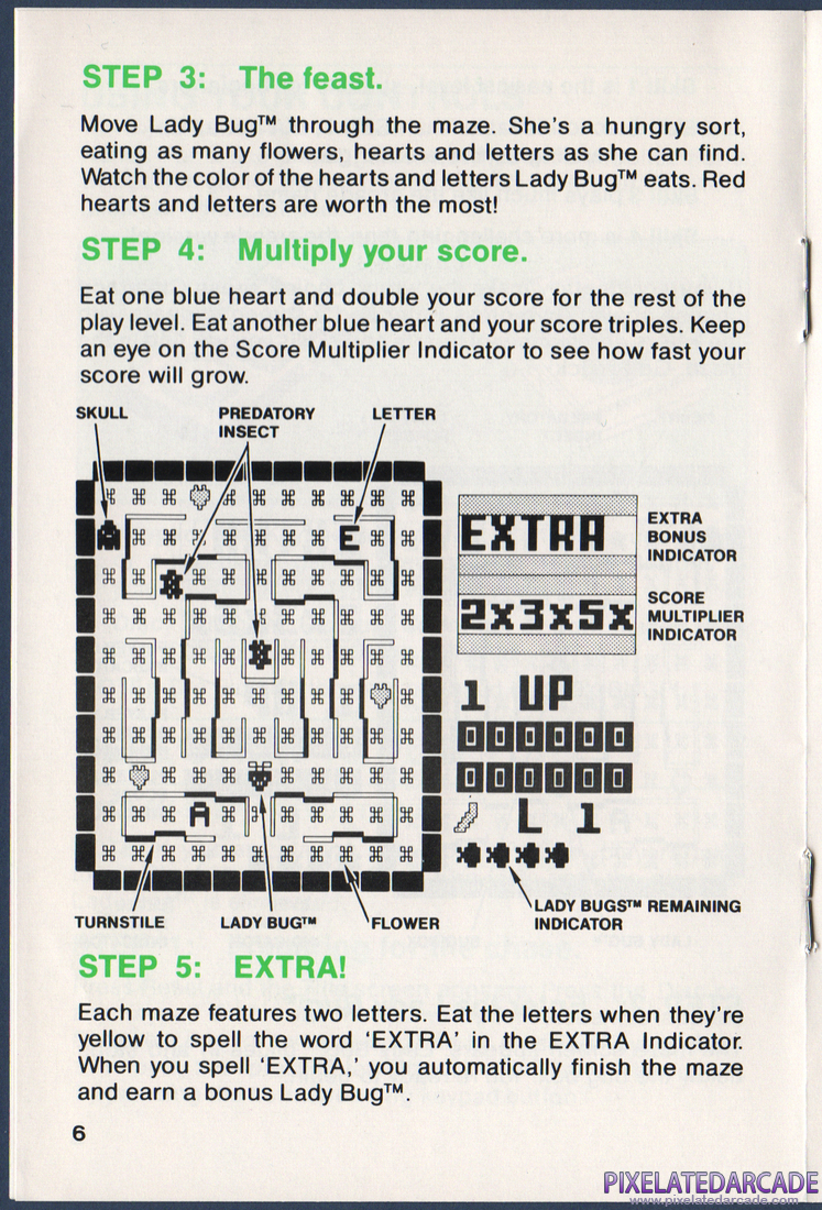 Lady Bug: Lady Bug Instruction Manual - Page 6