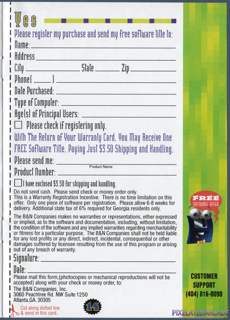 Cyborgirl: User's Guide - Page 15