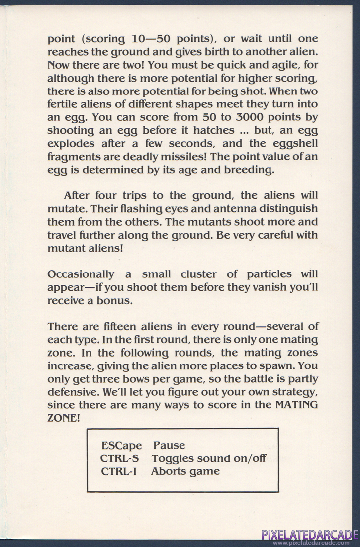 Mating Zone: Instruction Manual - Page 3