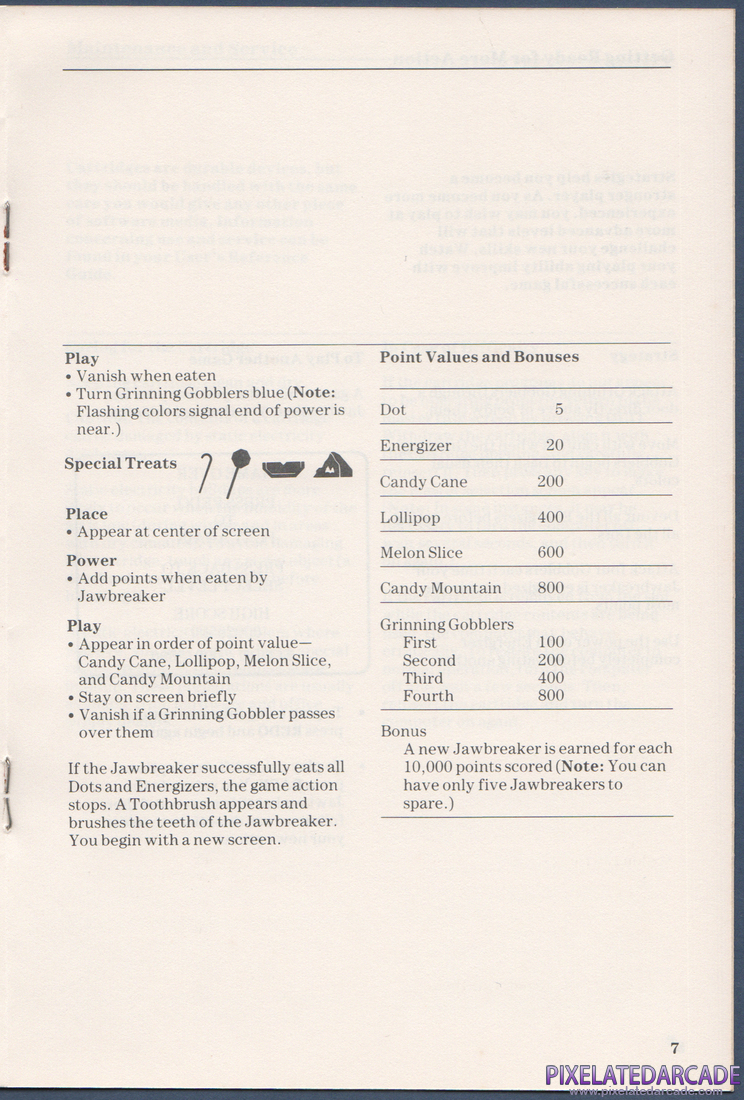 Jawbreaker II: Instruction Manual - Page 7