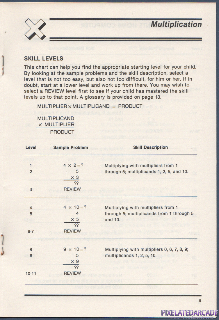 Milliken Math Sequences: Multiplication: Instruction Manual - Page 9
