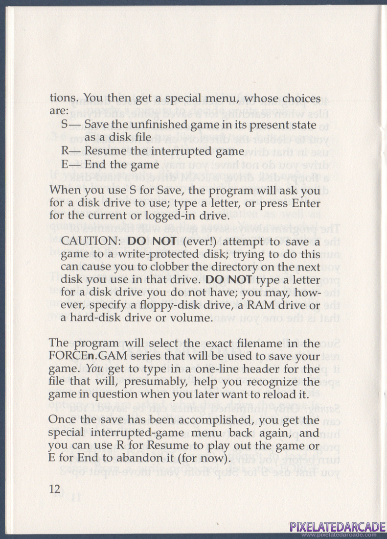 Force 400: Instruction Manual - Page 12