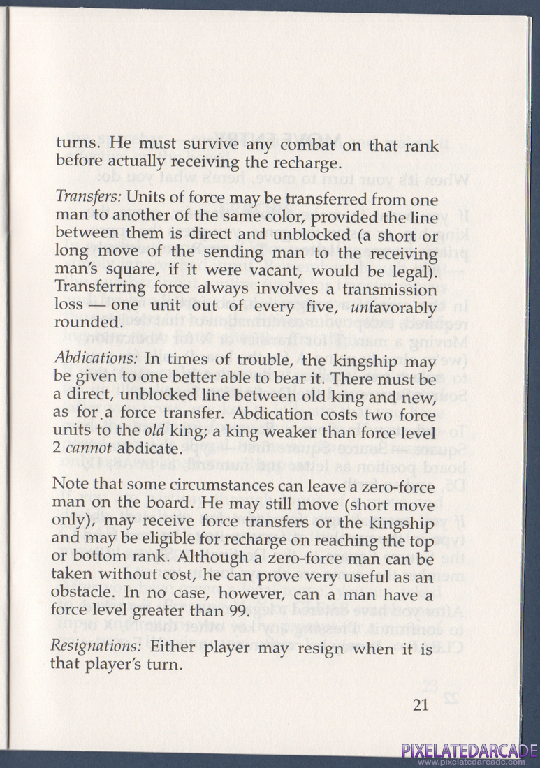 Force 400: Instruction Manual - Page 21