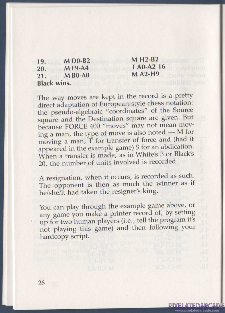 Force 400: Instruction Manual - Page 26