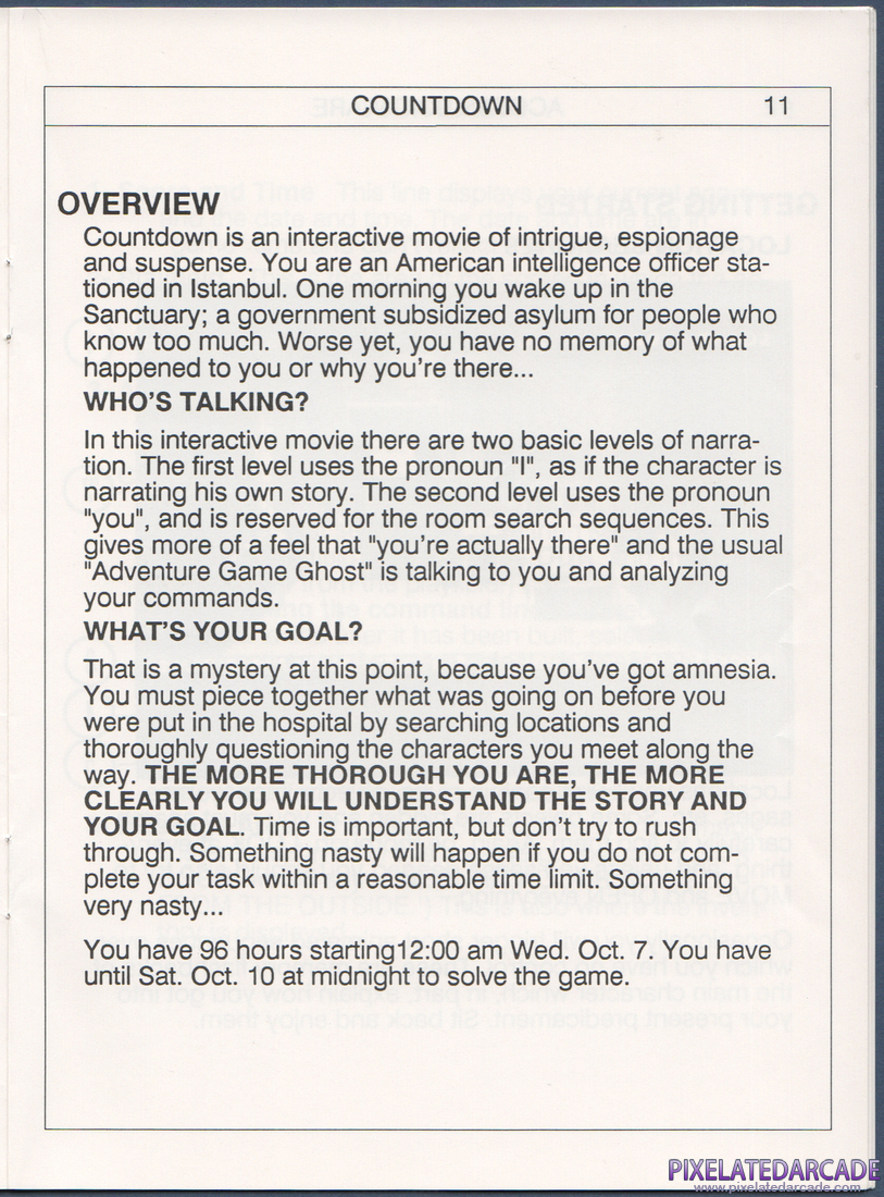 Countdown: Instruction Manual - Page 12