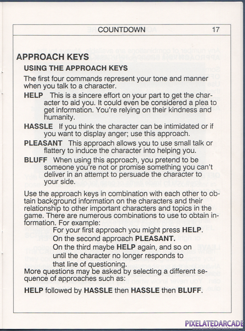 Countdown: Instruction Manual - Page 18