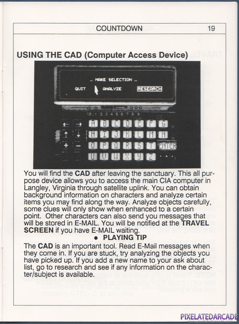 Countdown: Instruction Manual - Page 20